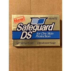 VTG NOS NEW 1987 Safeguard DS Dry Skin Soap Bar ~ 4.75oz SIZE ~ DISCONTINUED HTF